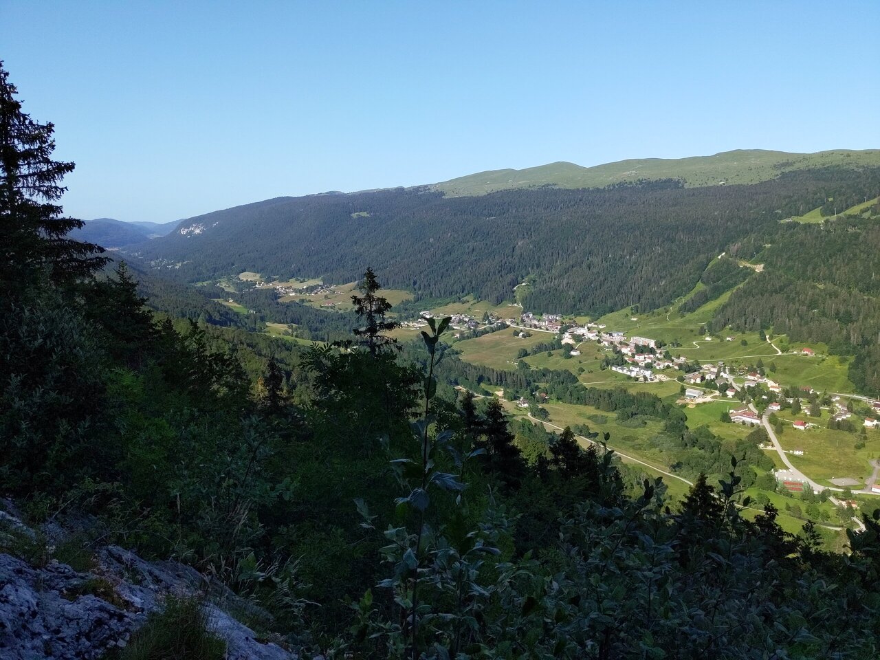Vallée de la Valserine depuis le Truchet