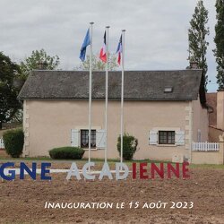 08-15 Inauguration de la dalle de la ligne Acadienne