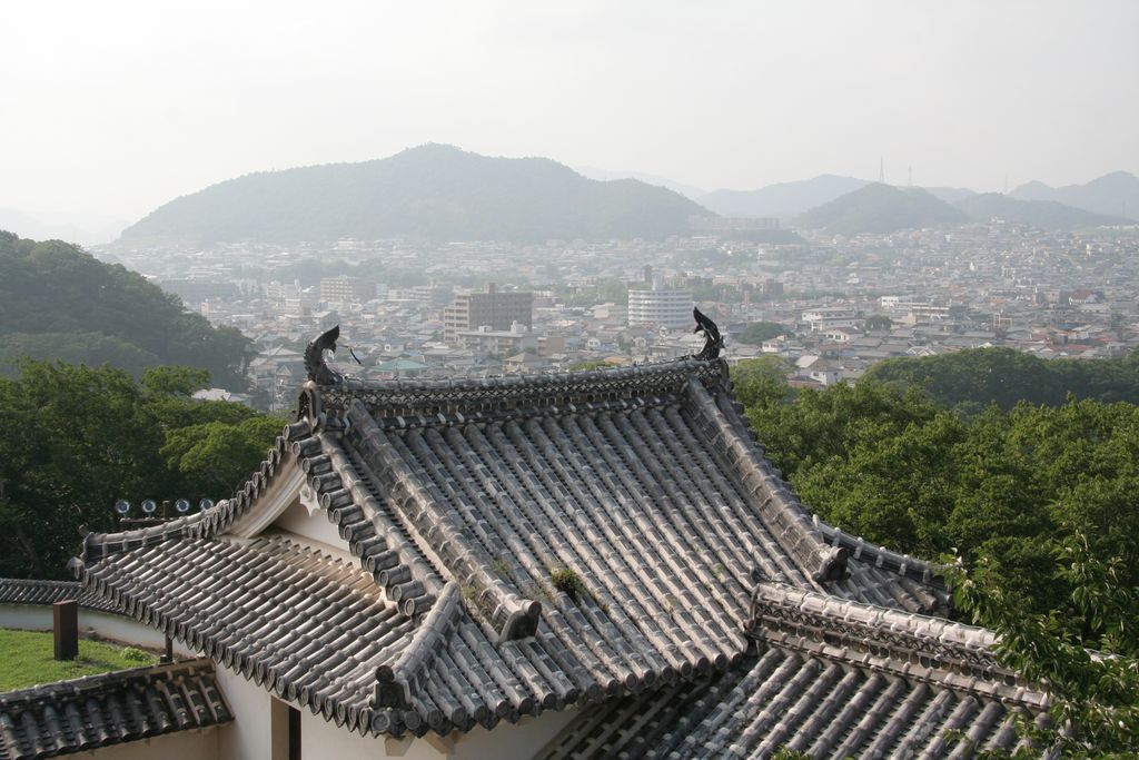 R9396 Himeji - La ville vue du chateau