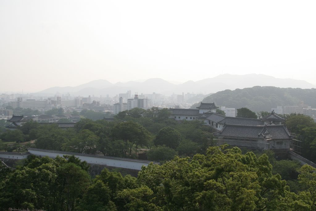 R9397 Himeji - La ville vue du chateau