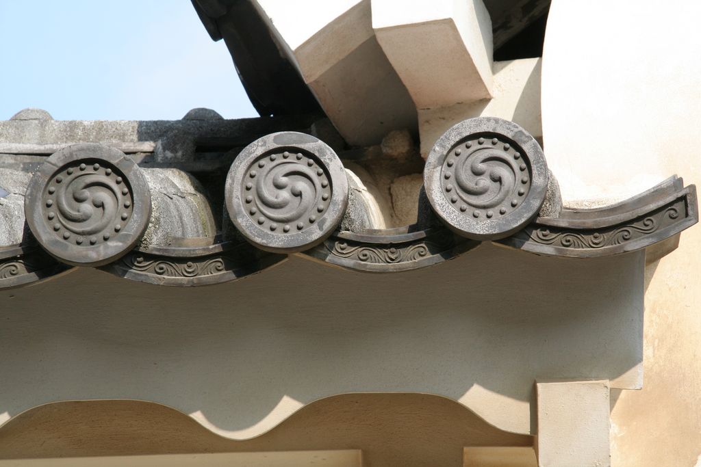 R9401 Himeji - La Chateau - detail des tuiles