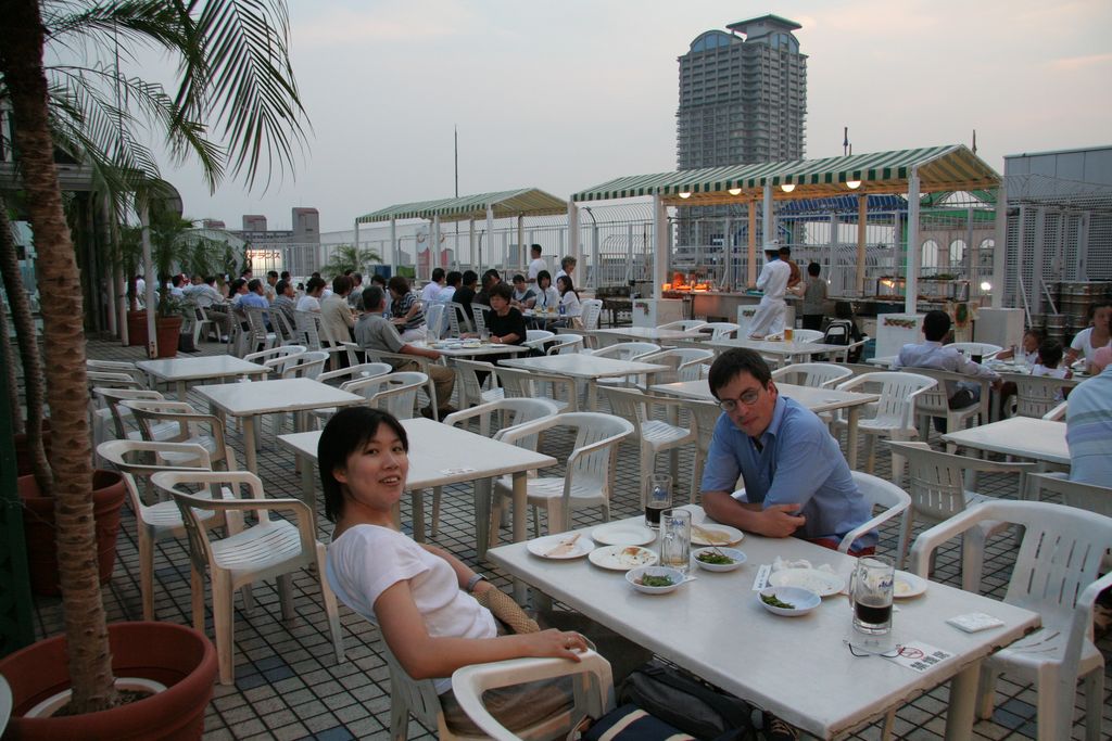 R9999063 Osaka - Beer garden a tennoji - toit du kintetsu